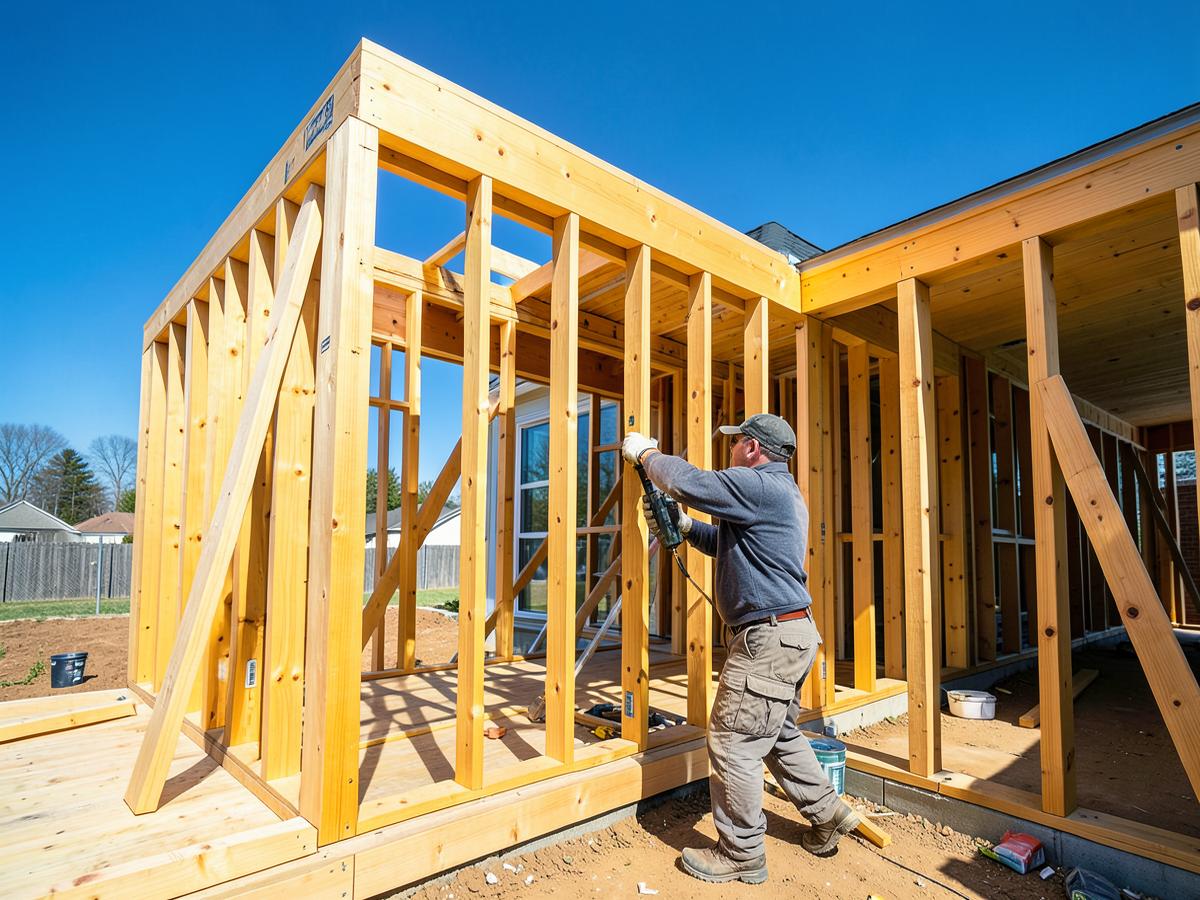 Framing construction work